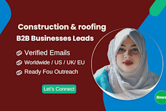 targeted verified email list for construction and roofing businesses