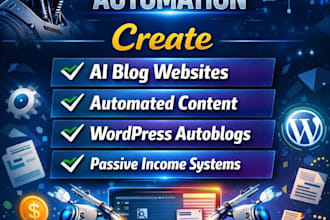create ai powered automated wordpress websites and autoblogs
