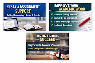 edit and improve high school or university essays