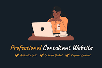 build landing page for consultants and professionals