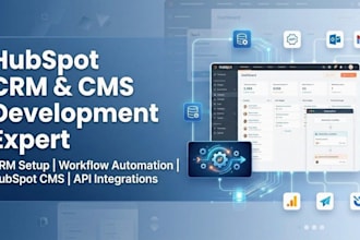 be your expert hubspot CRM and cms developer for website