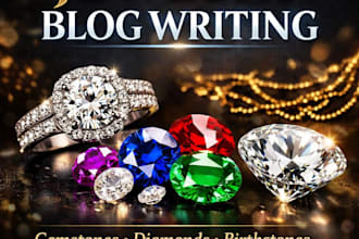 write engaging jewellery, gemstones, and crystals blog posts