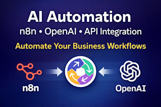 build ai automation with n8n, openai, gmail and apis