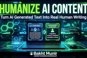 humanize chatgpt or ai generated content professionally
