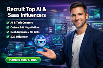 recruit and manage top ai influencers to promote your saas product