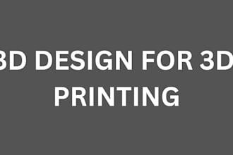 design 3d model for printing