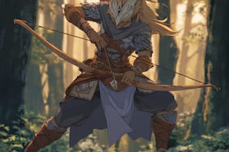 dnd character art and dnd character art