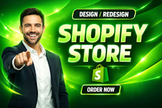 shopify store, build shopify website, shopify dropshipping store design