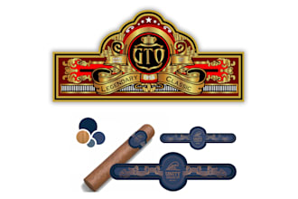 do a cigar label, cigar band, cigar logo and cigar box design