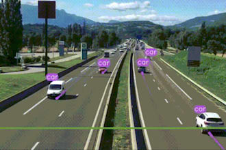 develop a realtime vehicle detection, traffic counting system using ai