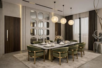 do realistic 3d interior design, 3d modeling and rendering