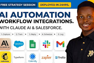 integrate slack salesforce workflow slack mailchimp zapier ai automation hubspot