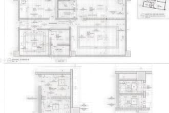create kitchen cabinets, millworks, shop drawings, wardrobe and pantry