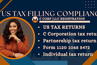 do us tax returns 1120 1065 1040 for c corp and llc registration