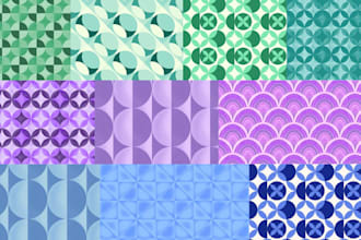 create a modern geometric seamless pattern design