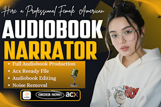 be your female american audiobook for debut novel memoir that meet acx standard