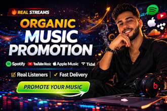do youtube music apple music soundcloud music spotify music tidal promotion