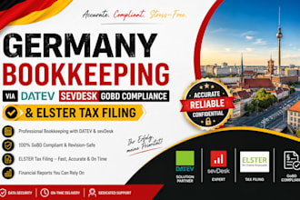 do germany bookkeeping via datev sevdesk gobd compliance and elster tax filing