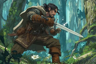 dnd character art and dnd character art