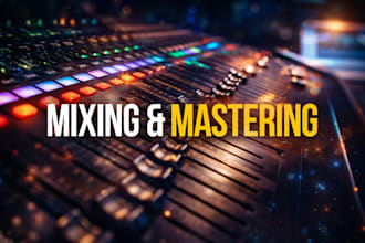 be mixing and mastering your country pop rock vocals with full song production