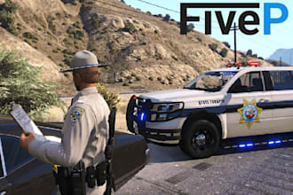 make fivepd cops lspdfr server based on qbcore nopixel inspired