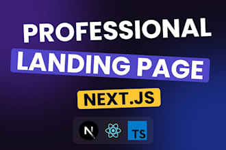 build a responsive nextjs landing page with tailwind CSS