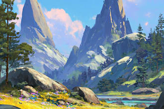 create environment concept art