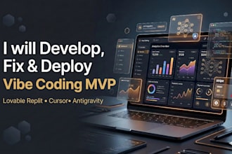 develop, fix, deploy lovable, replit, v0, base44 vibe coding ai mvp web app