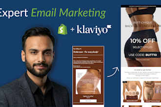 design beautiful shopify email templates in klaviyo