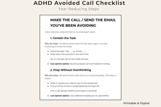 create custom nd friendly checklists for your routines and stuck points