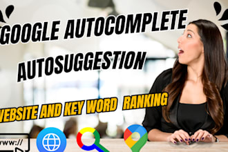 google SEO keyword research ranking  go0gle autocomplete, bing