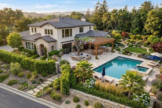 do landscape design garden patio pool pergola for frontyard and backyard