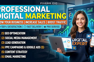 be your social media marketing manager
