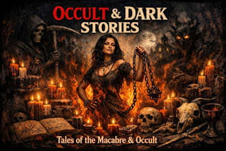 write dark occult stories, grimoires and esoteric scripts