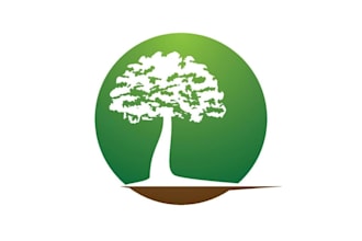 make a custom beautiful pine tree logo design
