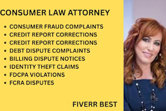 resolve debt disputes, credit errors, identity theft, fraud and billing claims