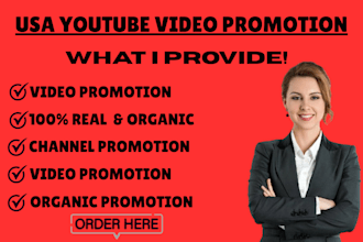 do usa youtube video promotion for organic growth channel promo