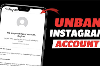 restore instagram page, ig profile unbanning issues