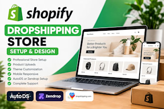 build a profitable shopify dropshipping store via autods zendrop cjdropshipping