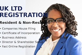 register UK ltd company for residents and non residents