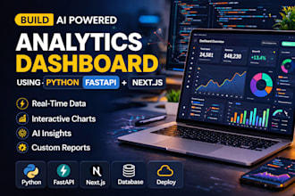 build ai analytics dashboard using python fastapi and nextjs