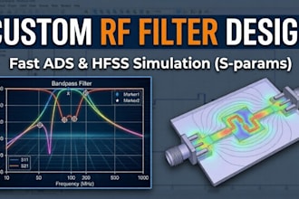 design and simulate custom rf and microwave filters in ads or hfss