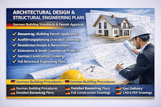 do german architectural structural engineering design plans