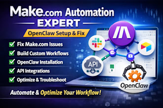 fix make com automation make com expert open claw setup install openclaw