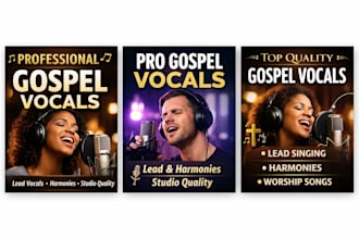 compose and produce professional gospel music