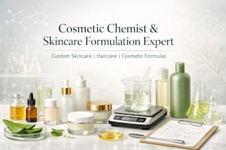 cosmetics skincare chemist formulation haircare cosmetic