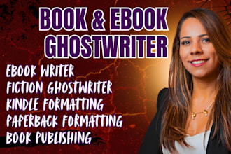 ghost book writer, ghostwriter, ebook writer