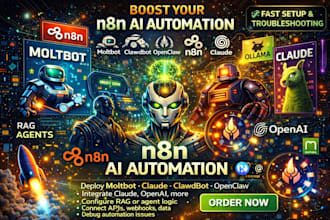 install setup clawdbot, openclaw, moltbot and n8n ai automation on vps or mac