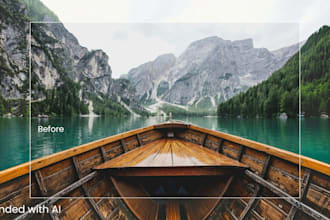 extend or uncrop your photos using realistic ai outpainting
