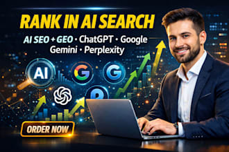 do ai SEO and GEO to rank your website in chatgpt, google, gemini, perplexity